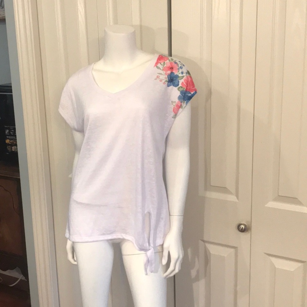 Womens shirt tie front